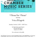 Trio d'Esprit - Three for Three