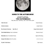 Trio Intermezzo - Songs to the Autumn Moon