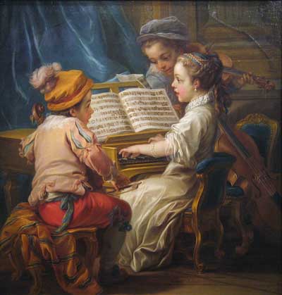 piano, cello, violin